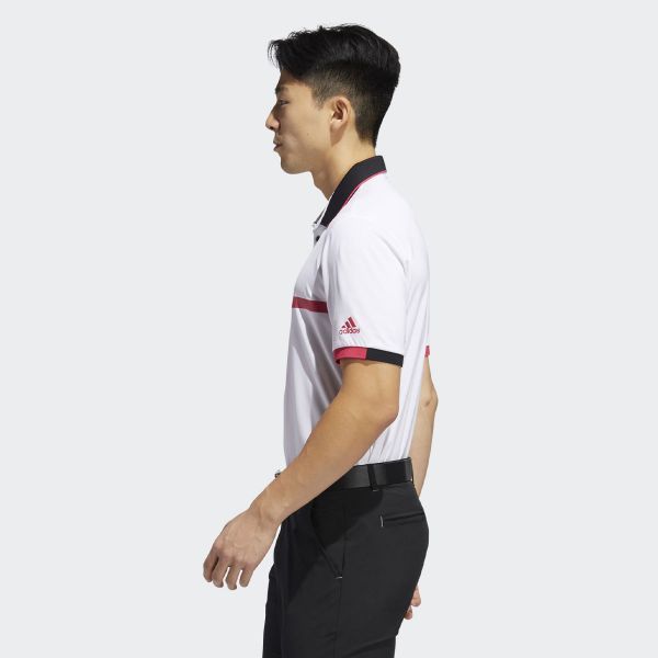 Áo Polo Golf Nam Adidas Ultimate 365 3 Stripe Mercerized Polo FR1165