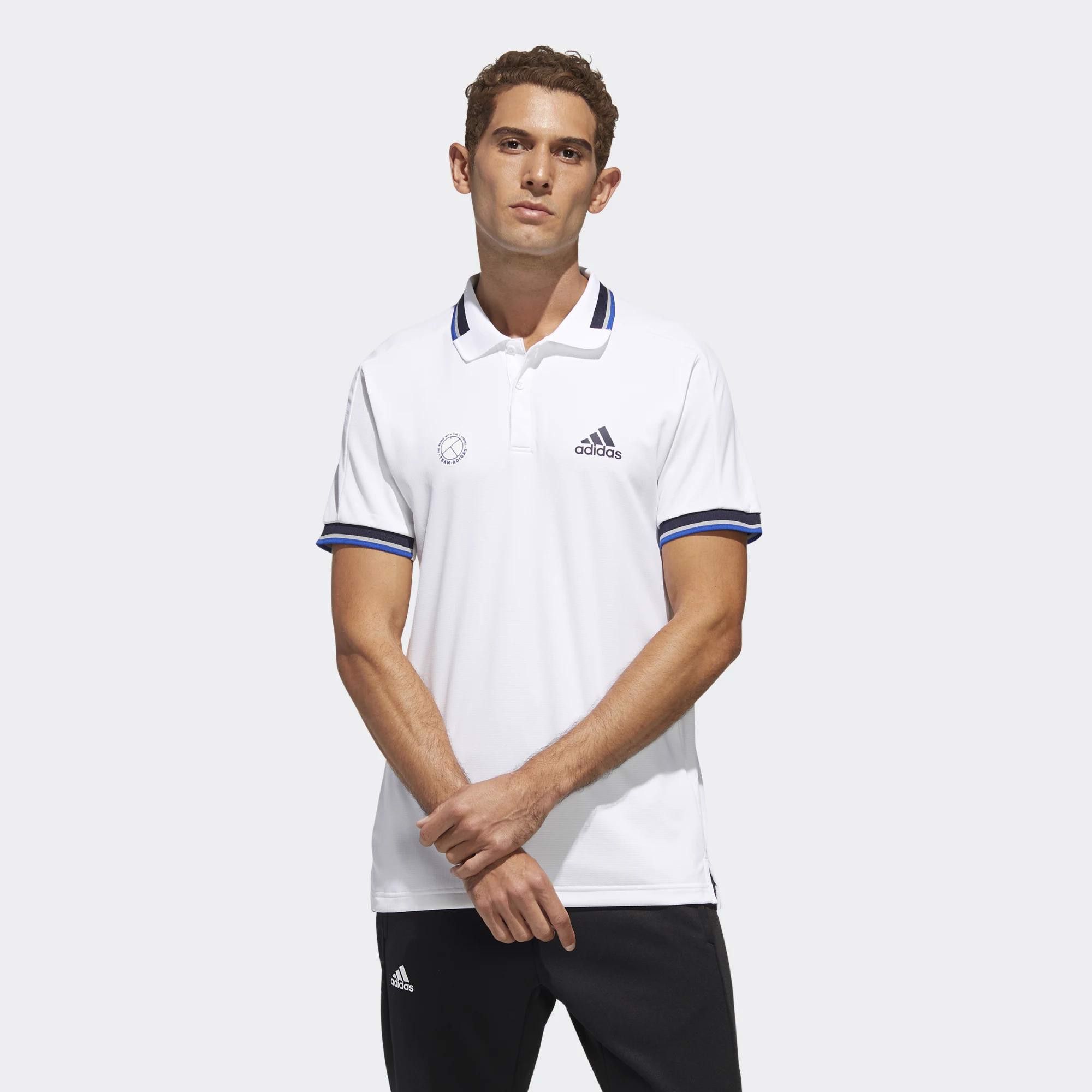 Áo Polo Tennis Nam Adidas Htrdy M Pl1 Sl FS3773