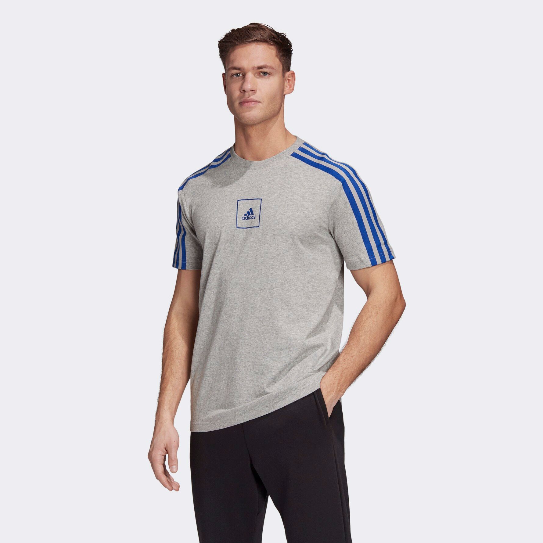Áo Phông - Áo thun Thể Thao Nam Adidas M 3S Tape Tee FS4307