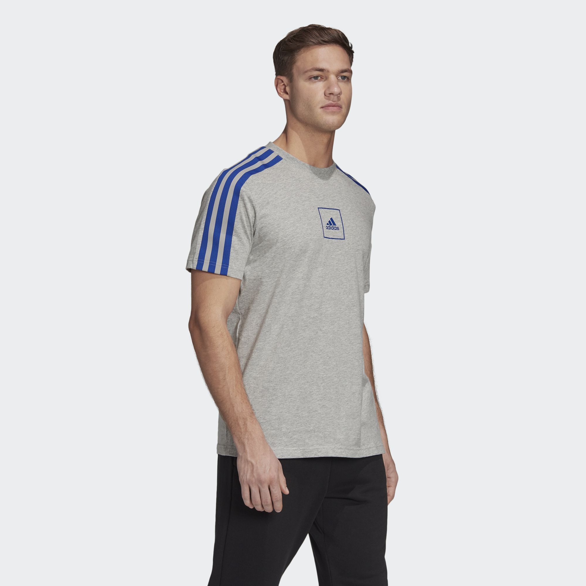 Áo Phông - Áo thun Thể Thao Nam Adidas M 3S Tape Tee FS4307