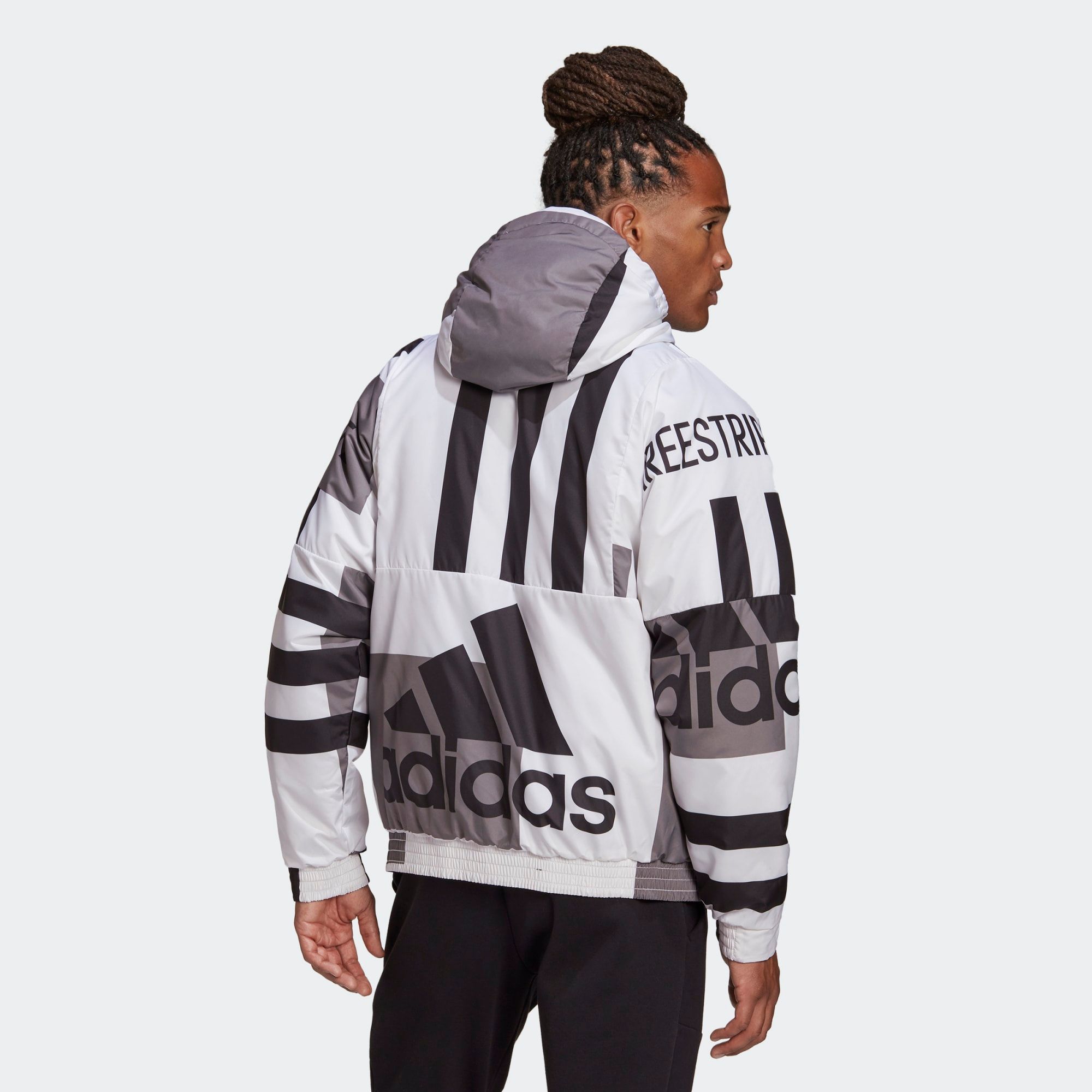 Áo Khoác Outdoor Nam Adidas Bts Rev Aop J FT2456