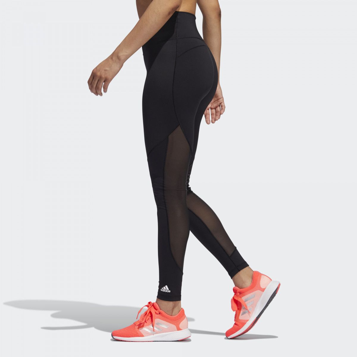 Quần Bó Tập Luyện Nữ Adidas Bt L 3S Mesh T FT3145