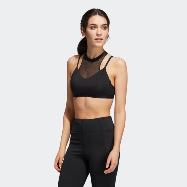 Áo Ngực Thể Thao Tập Luyện Nữ Adidas Am 3S Mesh Bra FT3153