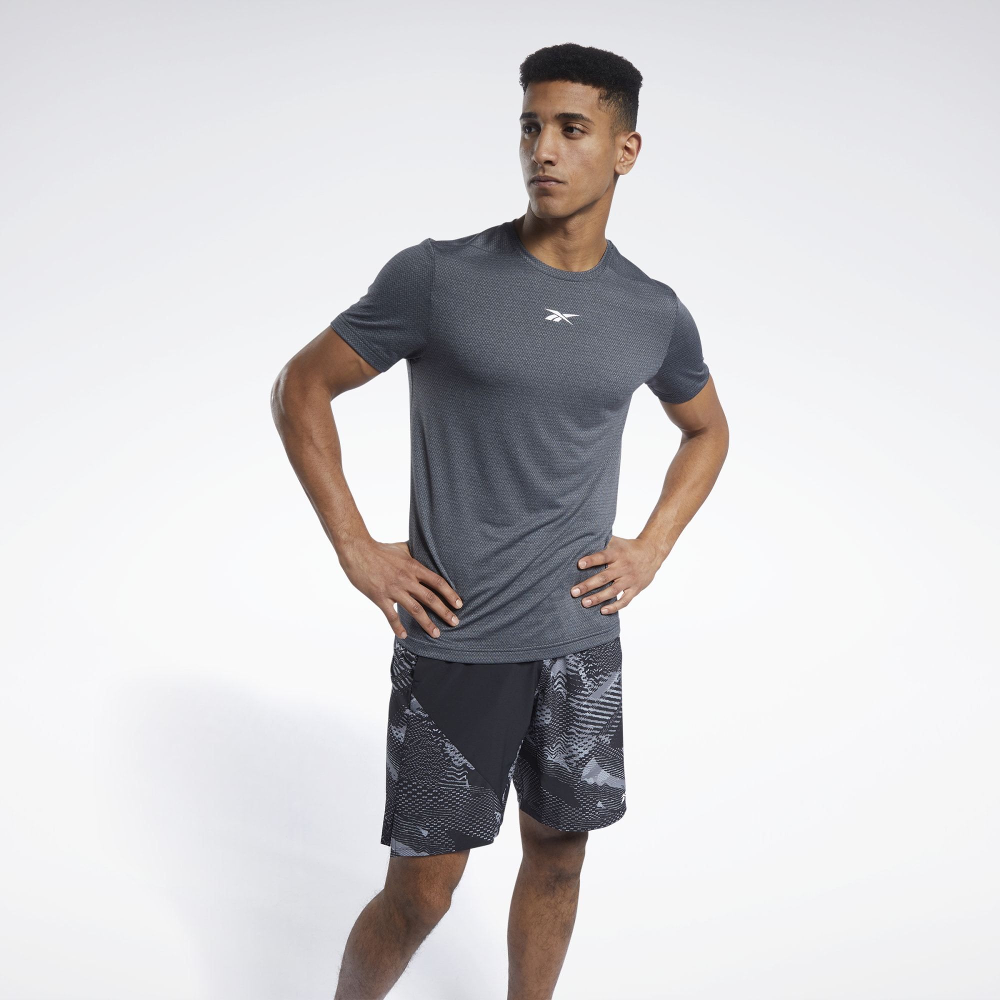 Áo Phông - Áo thun Tập Luyện Nam Reebok Wor Melange Ss Tee FU3272