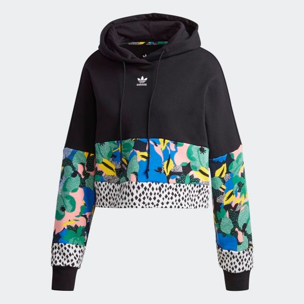 Áo Khoác Originals Nữ Adidas Cropped Hoodie GC6850
