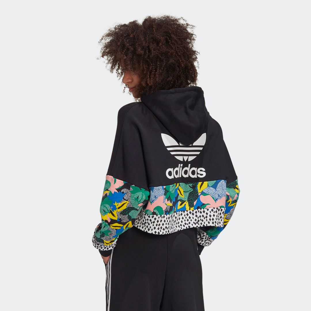 Áo Khoác Originals Nữ Adidas Cropped Hoodie GC6850