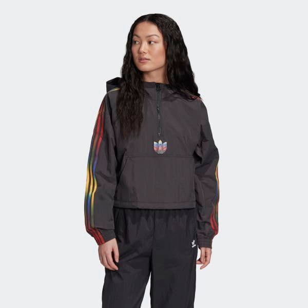 Áo Khoác Originals Nữ Adidas Cropped Halfzip GD2262