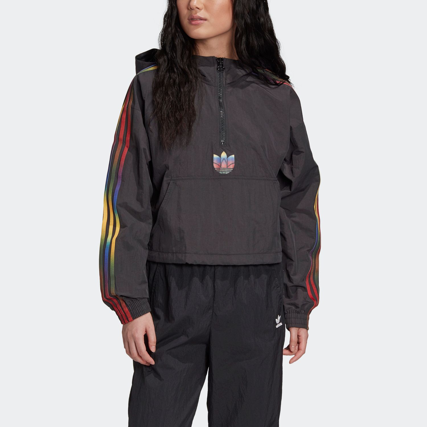 Áo Khoác Originals Nữ Adidas Cropped Halfzip GD2262