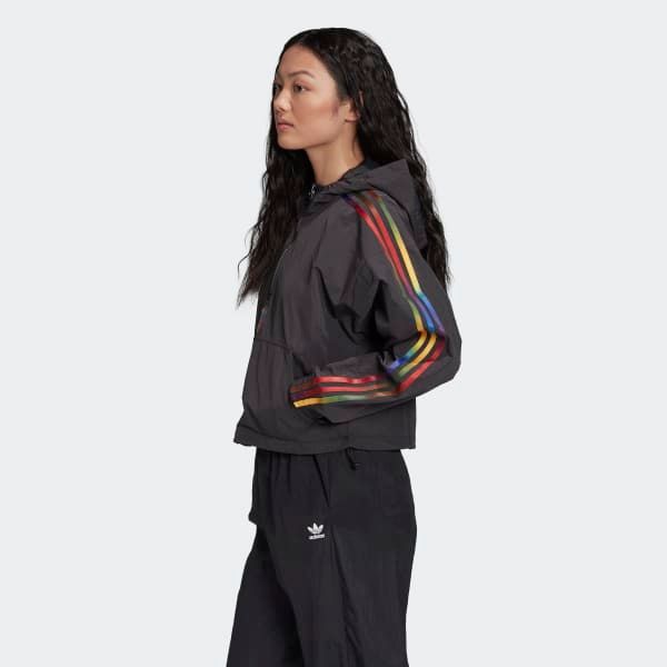 Áo Khoác Originals Nữ Adidas Cropped Halfzip GD2262