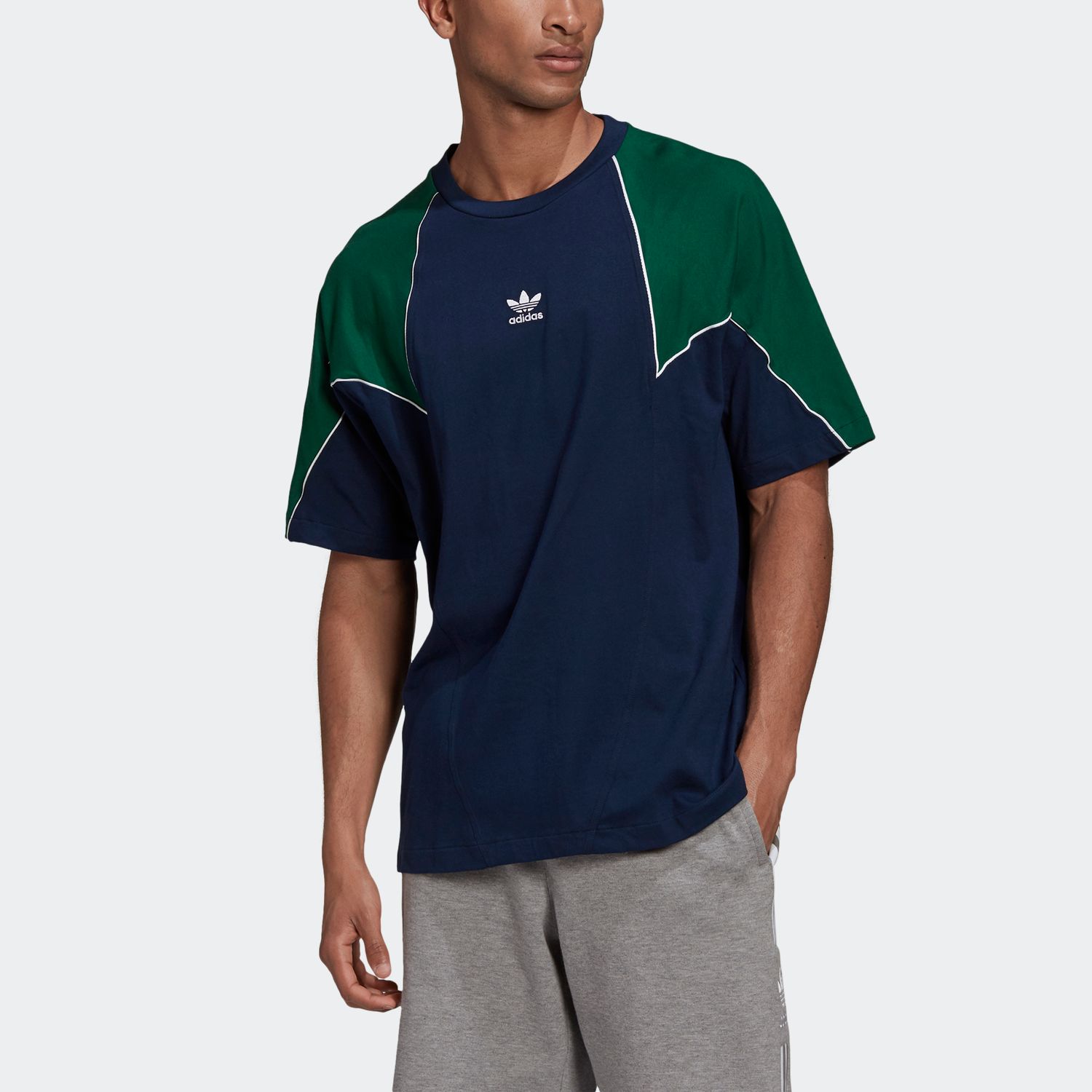 Áo Phông - Áo thun Originals Nam Adidas Bg Trf Blok Tee GE0871
