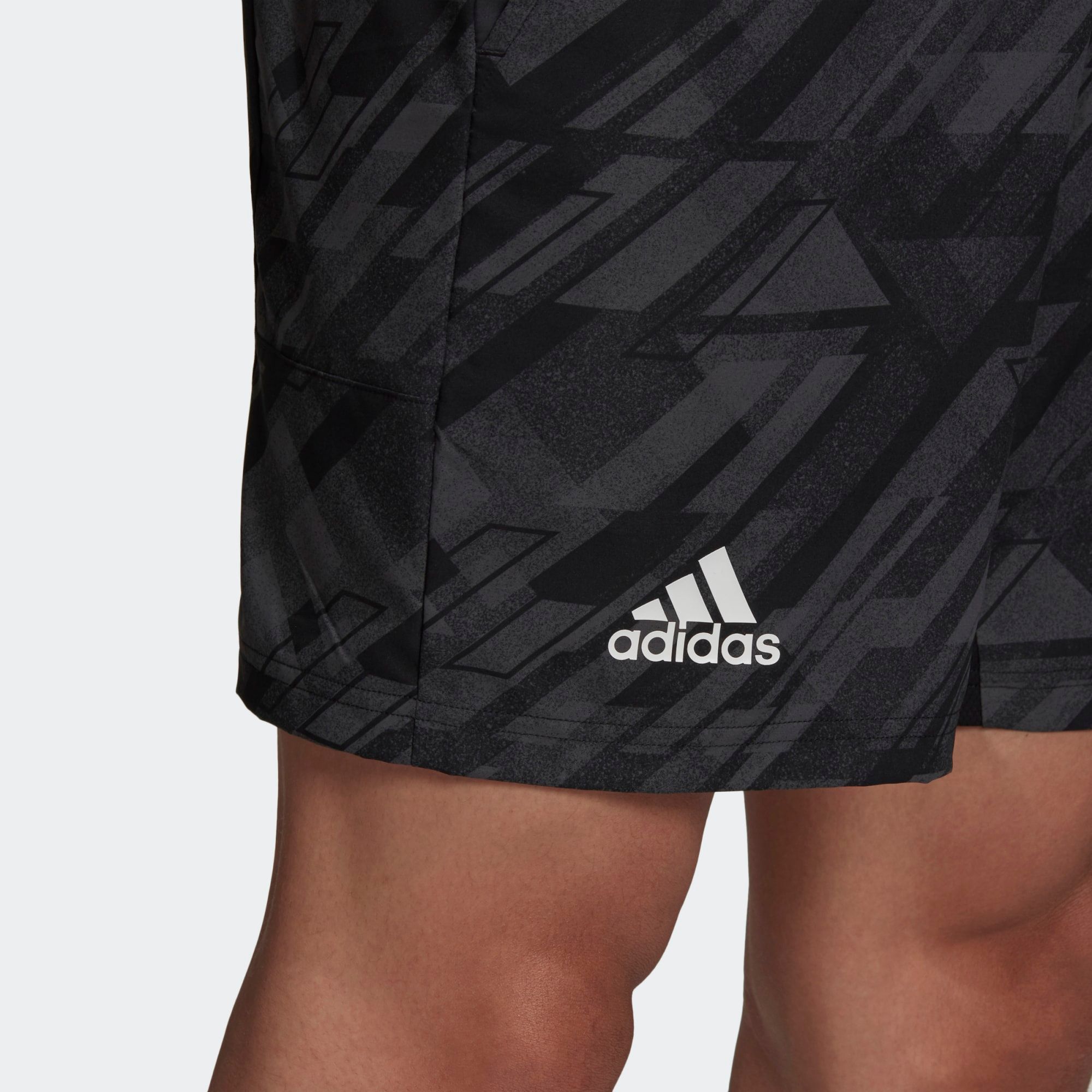 Quần Đùi Tennis Nam Adidas Printed Short GG3739