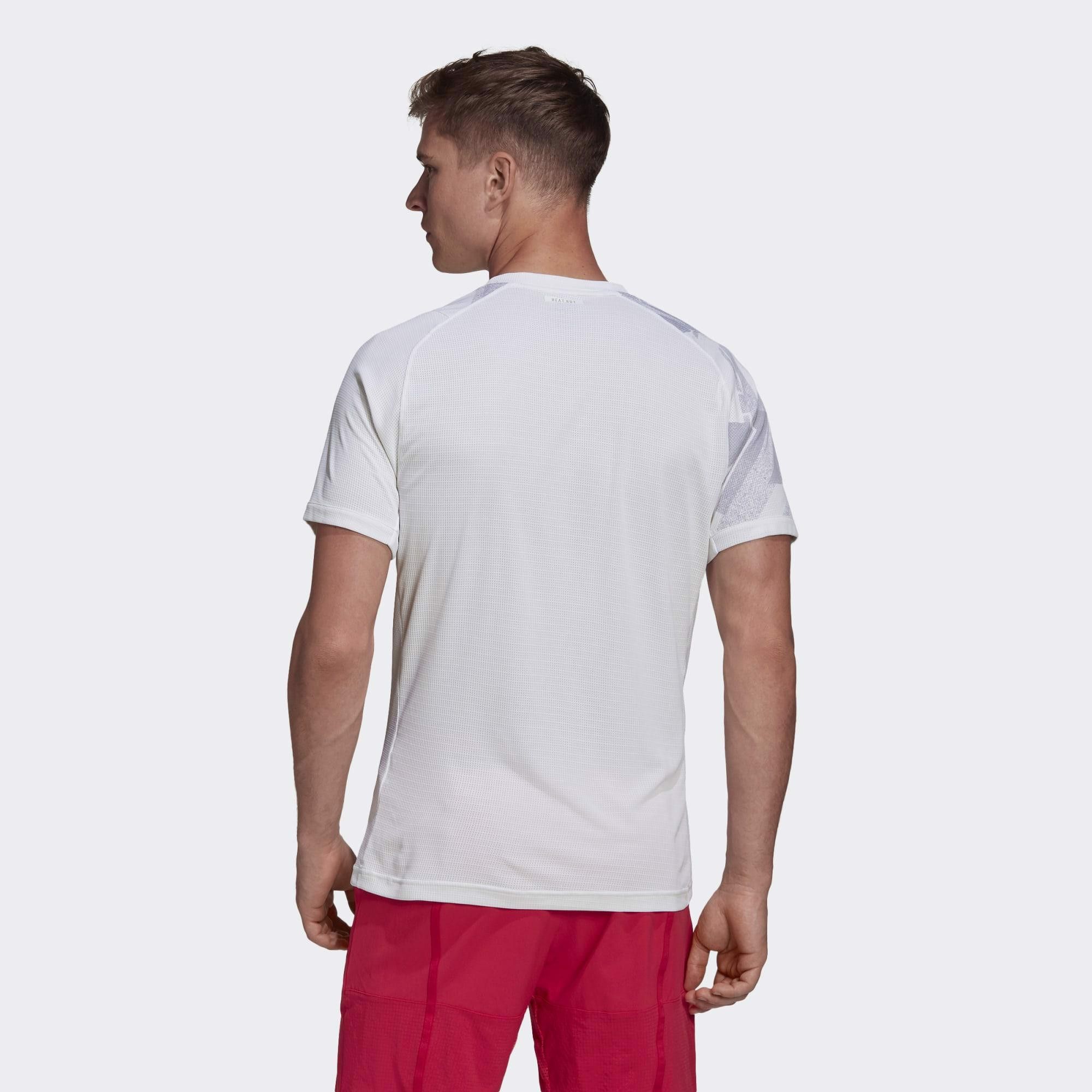 Áo Phông - Áo thun Tennis Nam Adidas Flif Print T Hr GG3744