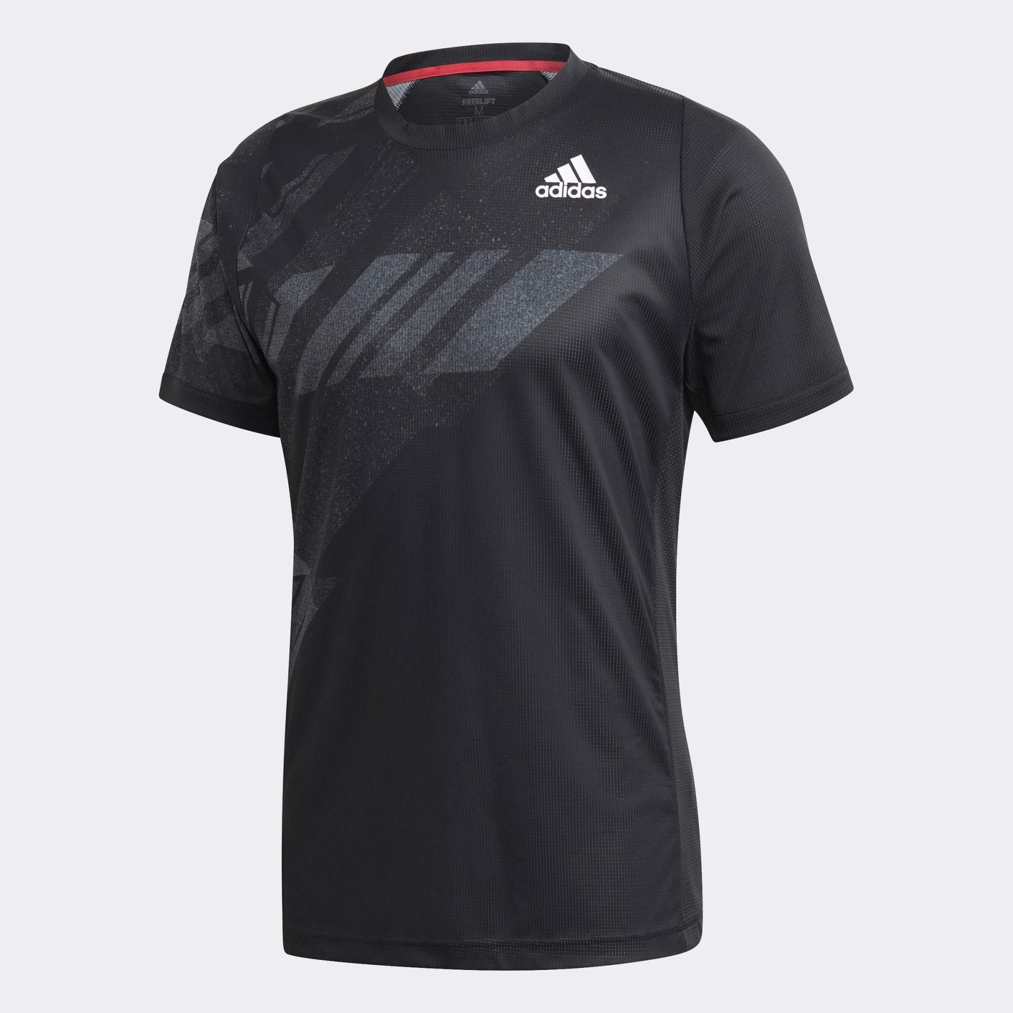 Áo Phông - Áo thun Tennis Nam Adidas Flif Print T Hr GG3746