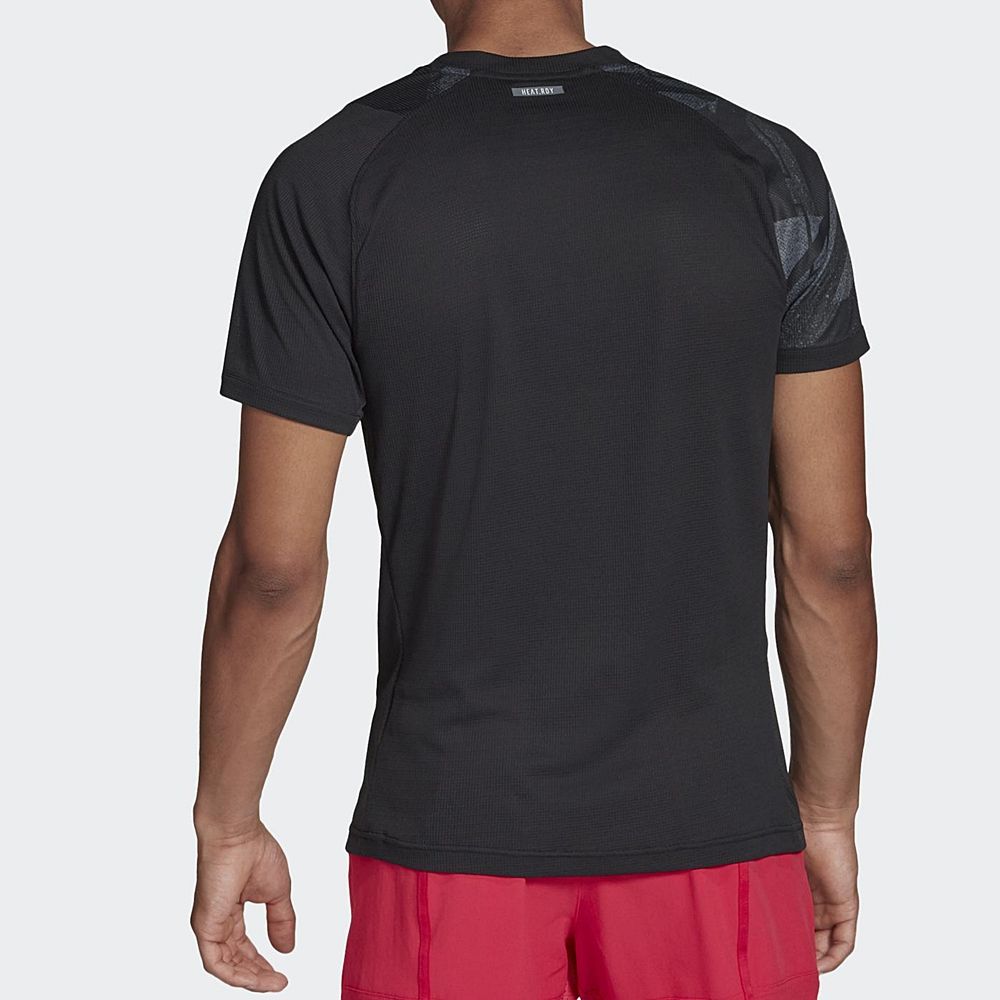 Áo Phông - Áo thun Tennis Nam Adidas Flif Print T Hr GG3746
