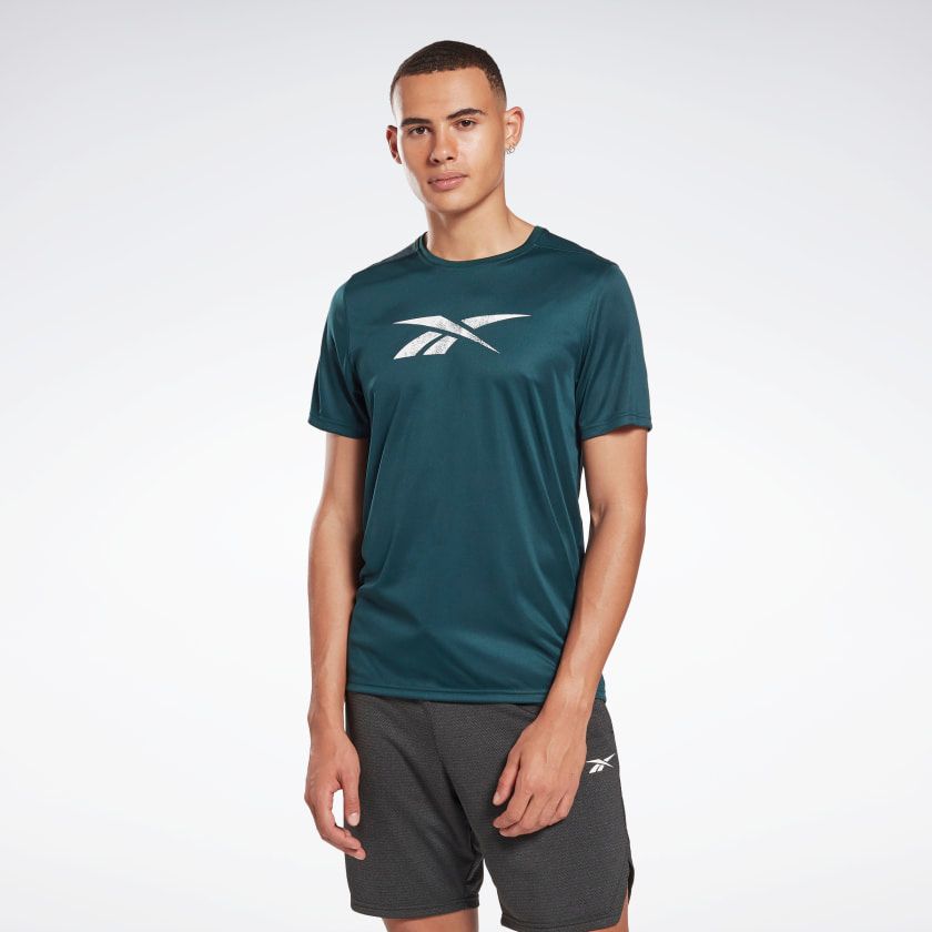 Áo Phông - Áo thun Tập Luyện Nam Reebok Wor Poly Graphic Ss Tee GJ0885