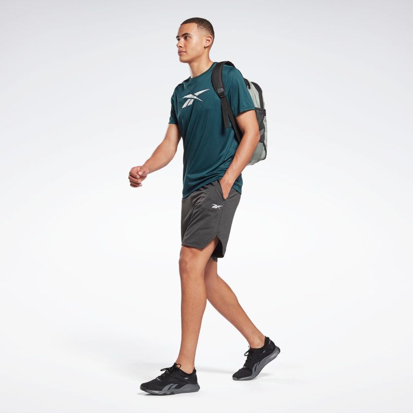 Áo Phông - Áo thun Tập Luyện Nam Reebok Wor Poly Graphic Ss Tee GJ0885