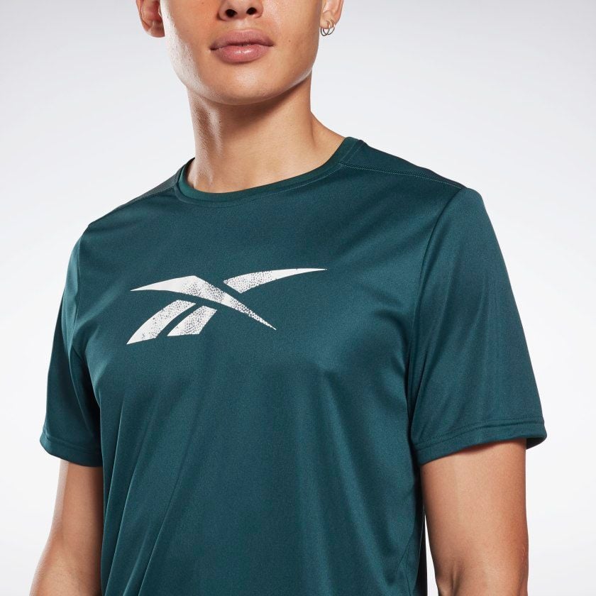 Áo Phông - Áo thun Tập Luyện Nam Reebok Wor Poly Graphic Ss Tee GJ0885