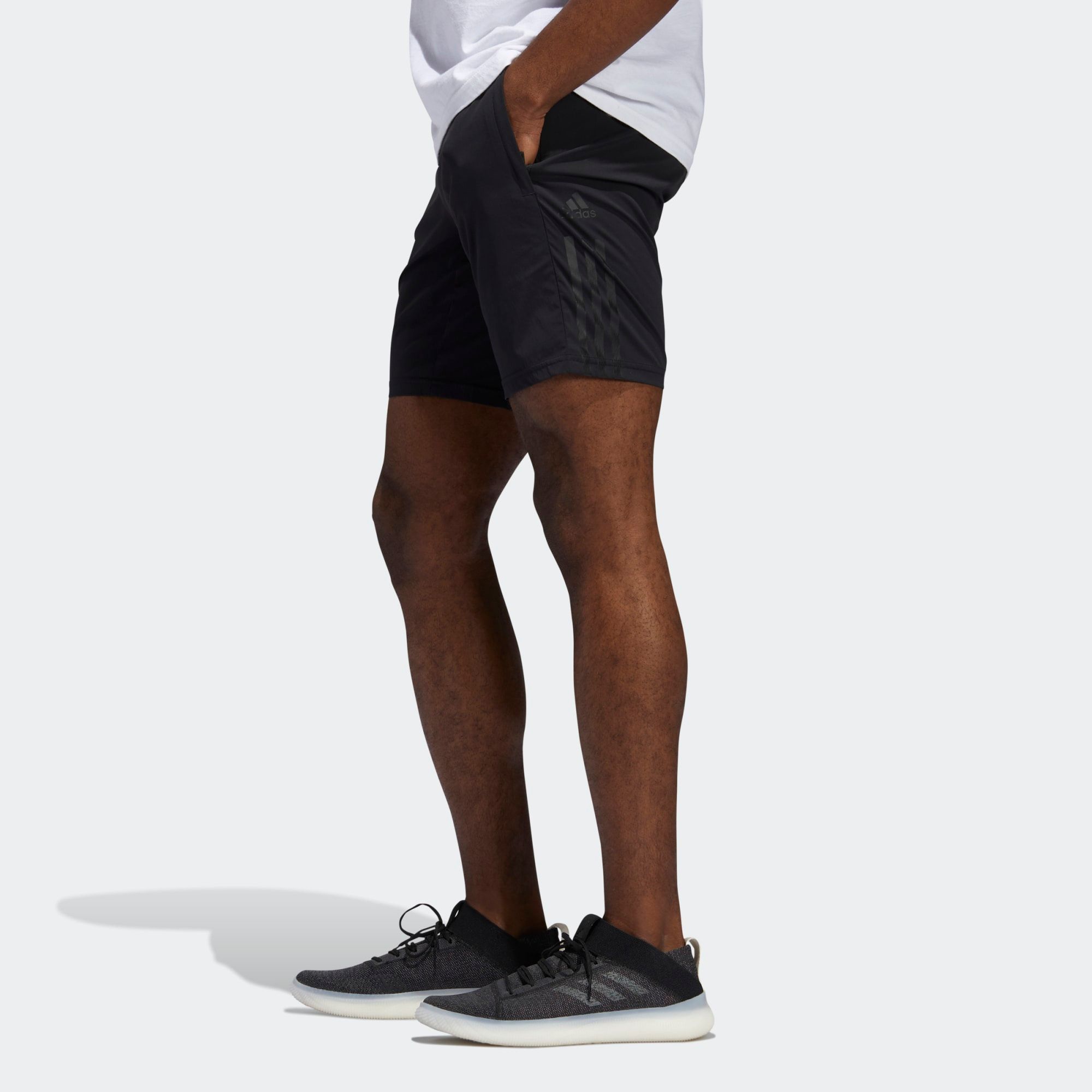 Quần Đùi Tập Luyện Nam Adidas Must Haves 3-Stripes Slim Shorts GJ5108