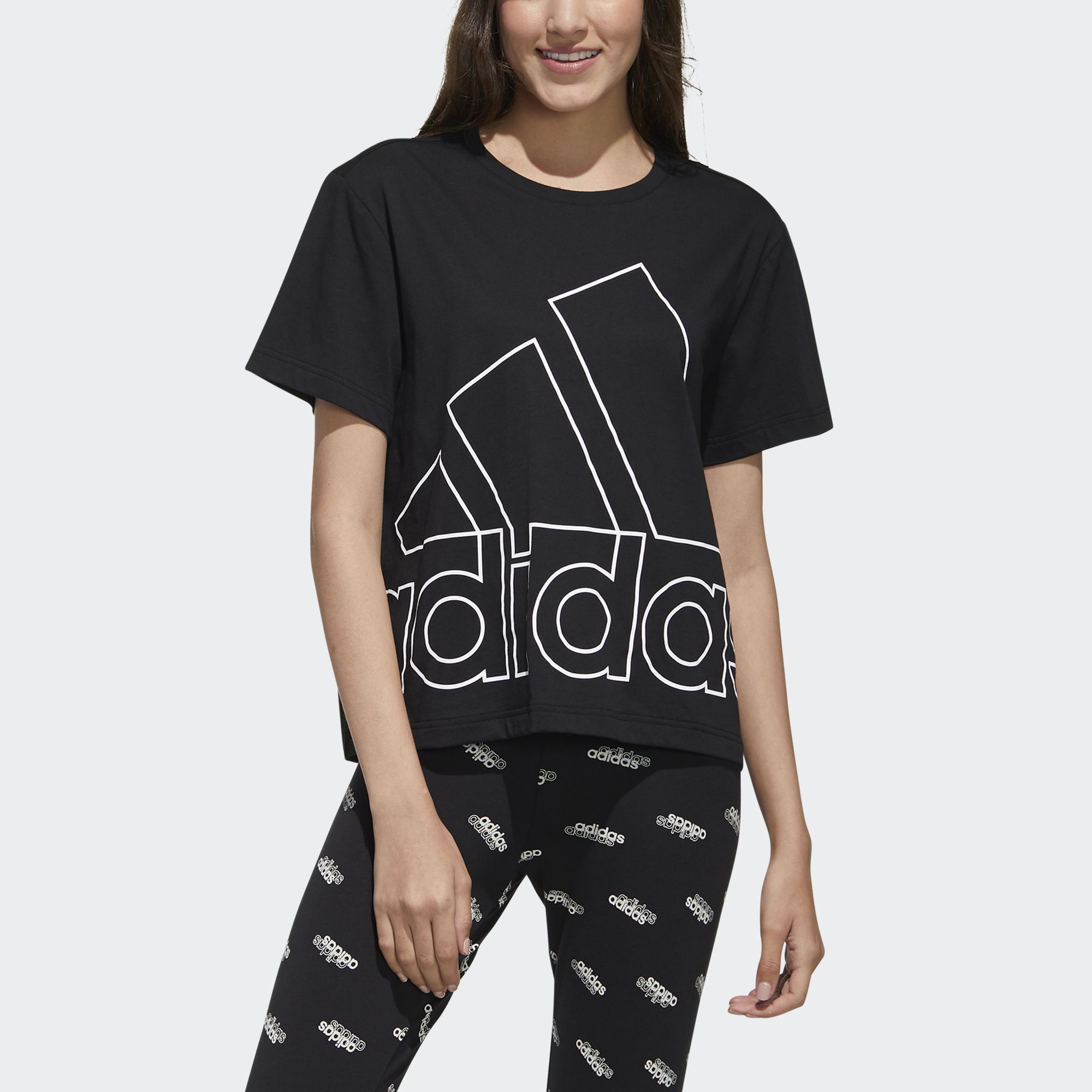 Áo Phông - Áo thun Thể Thao Nữ Adidas W Fav Bl Tee GK3330