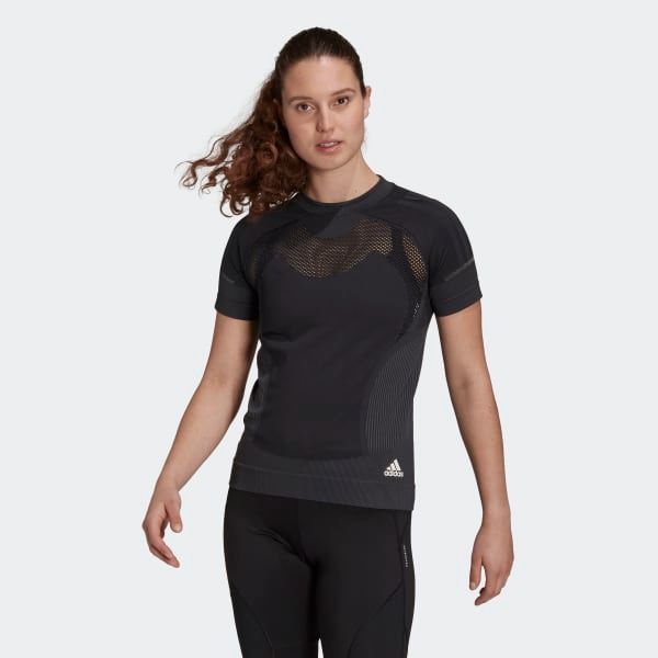 Áo Phông - Áo thun Chạy Nữ Adidas Primeknit Tee W GK3754
