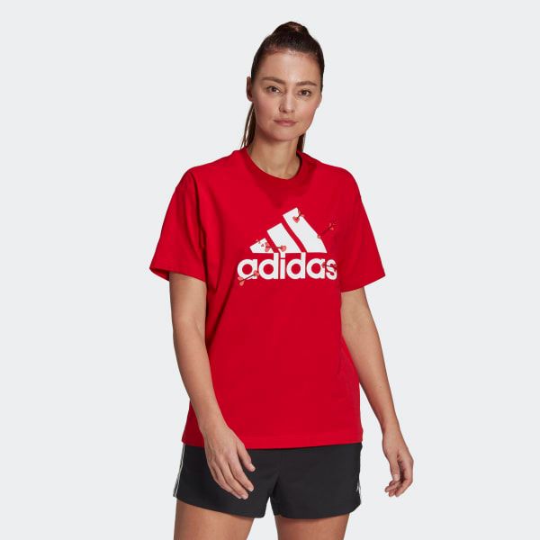 Áo Phông - Áo thun Thể Thao Unisex Adidas W Valentine G T GL0877