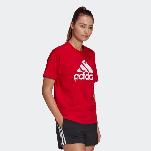 Áo Phông - Áo thun Thể Thao Unisex Adidas W Valentine G T GL0877