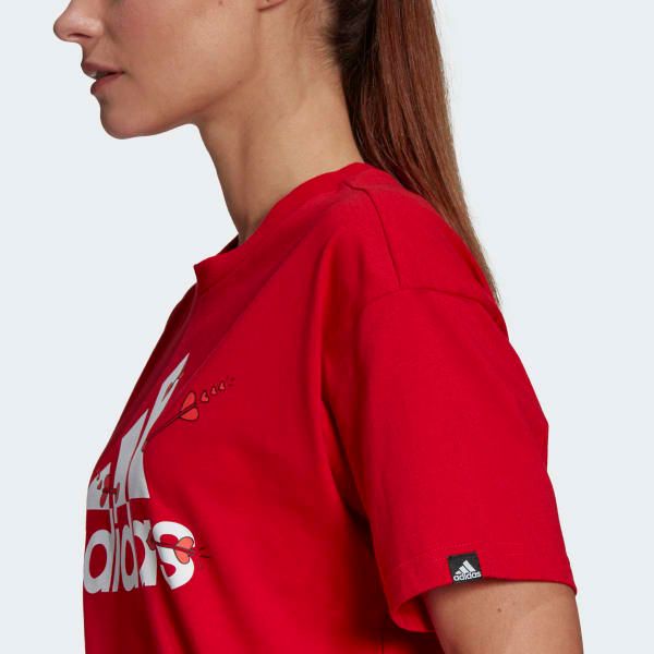 Áo Phông - Áo thun Thể Thao Unisex Adidas W Valentine G T GL0877