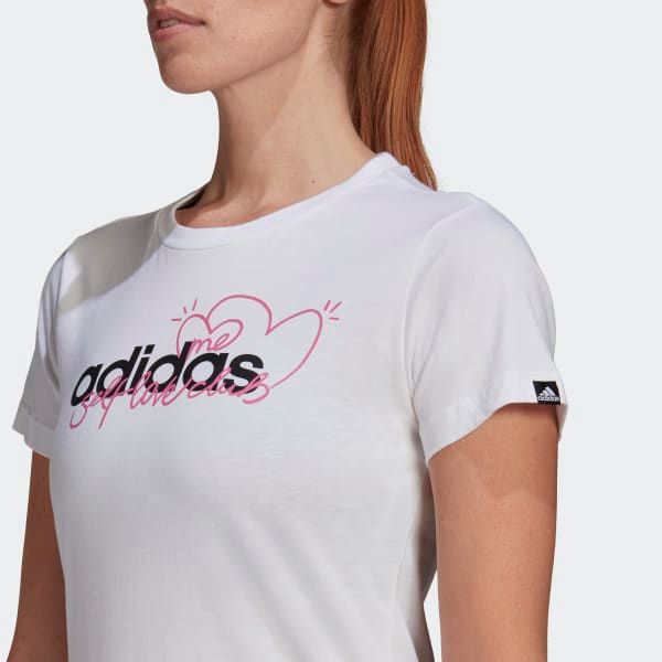 Áo Phông - Áo thun Tập Luyện Nữ Adidas W Heart G T GL6843