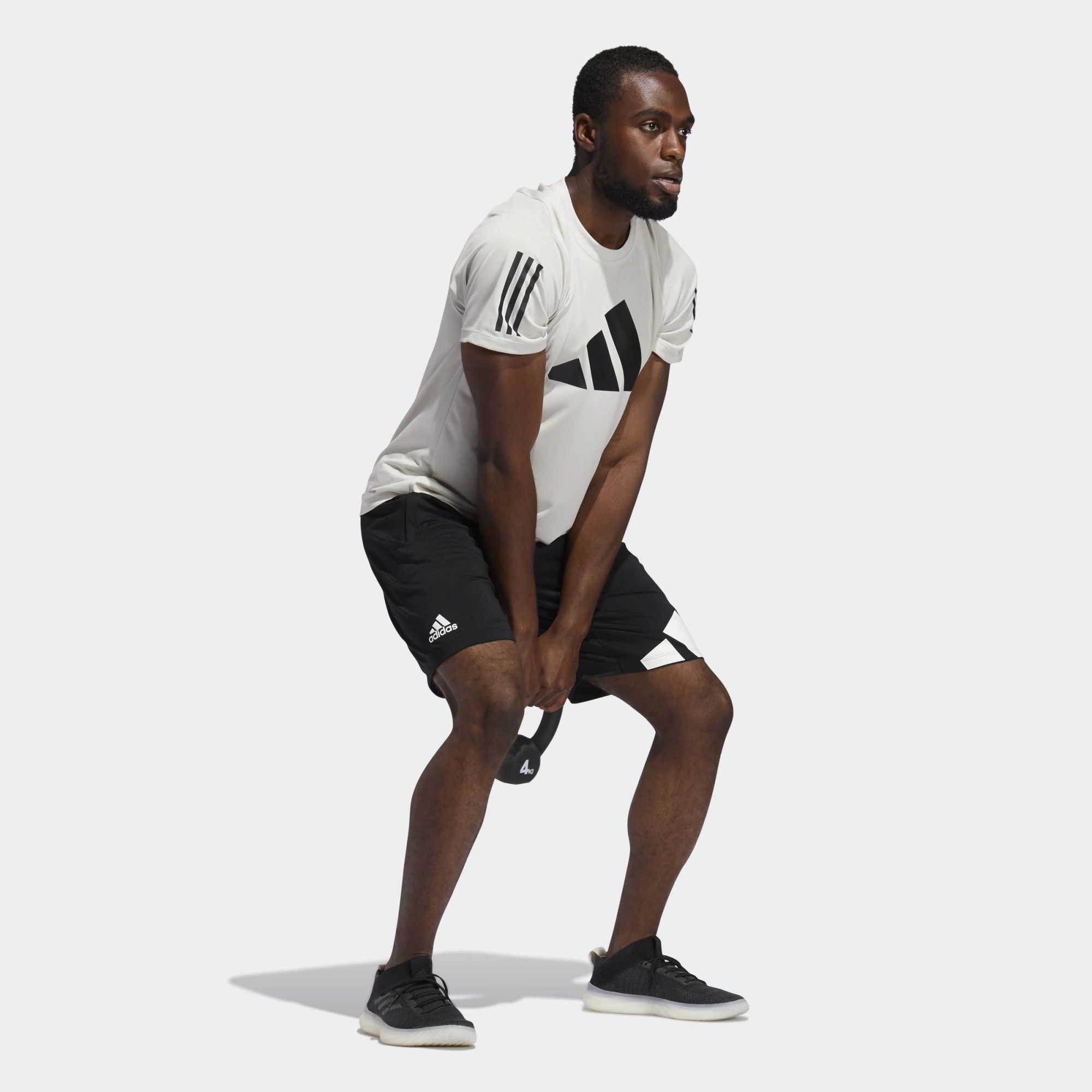 Quần Đùi Tập Luyện Nam Adidas 4K 3 Bar Short GL8943