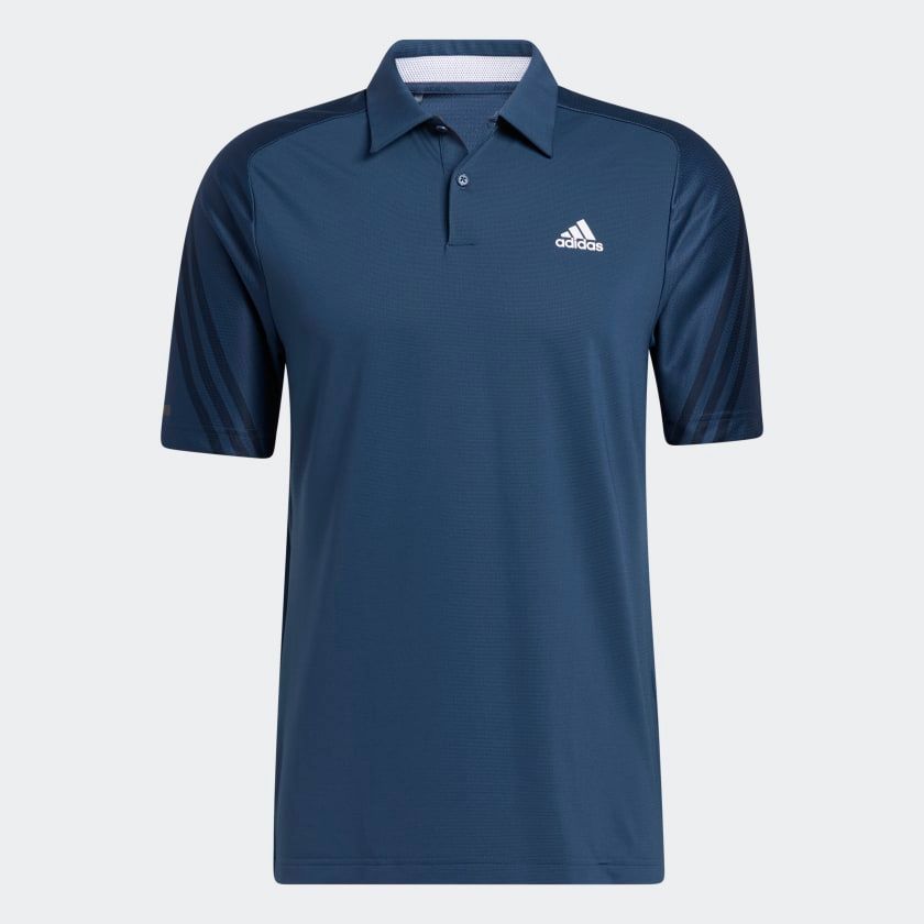 Golf Nam Adidas Statement Heat Ready 3 Stripe Polo GM0062
