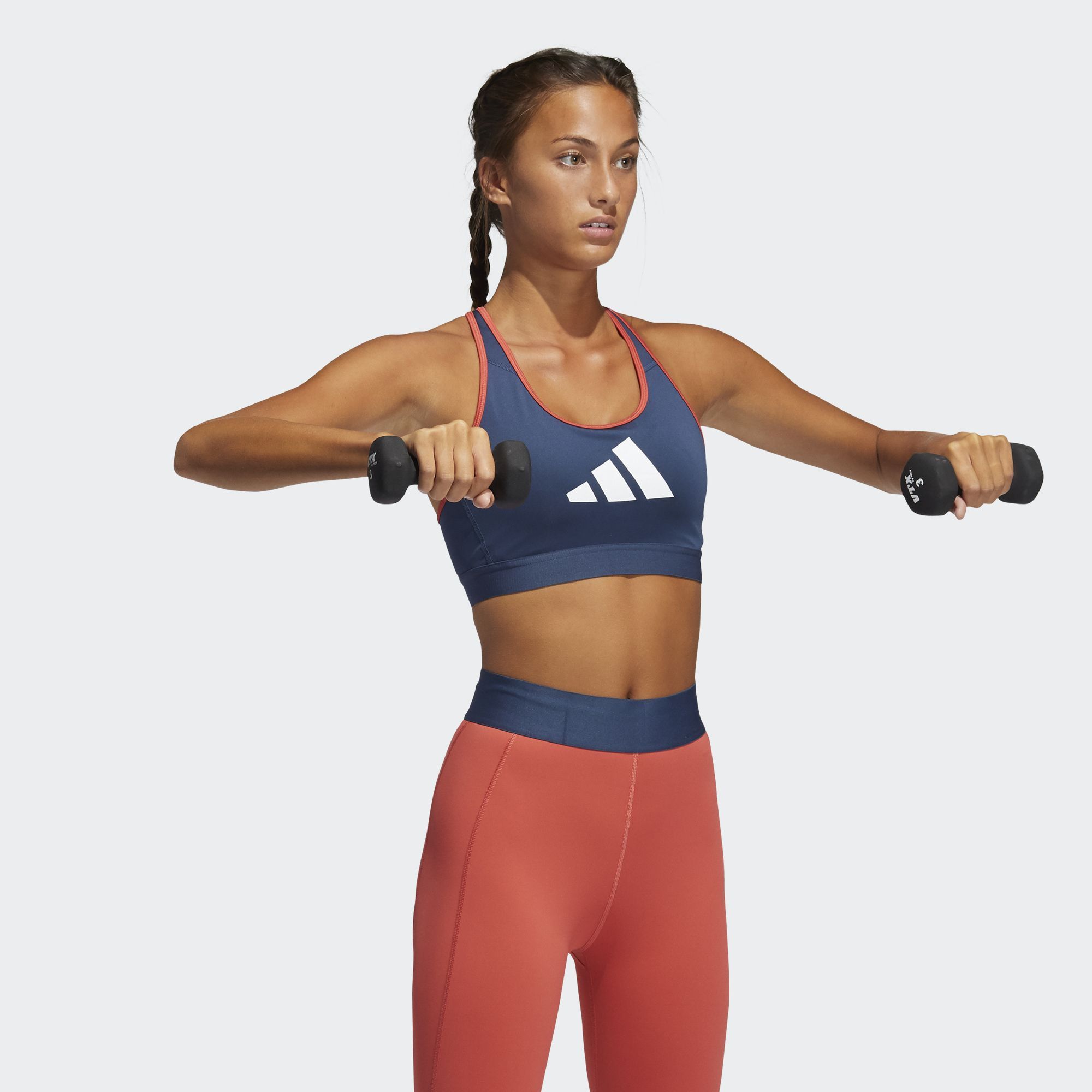 Áo Ngực Thể Thao Tập Luyện Nữ Adidas Drst 3 Bar Bra GM6180