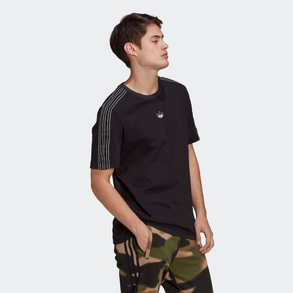 Áo Phông - Áo thun Originals Nam Adidas Sprt 3 Stripe T GN2417