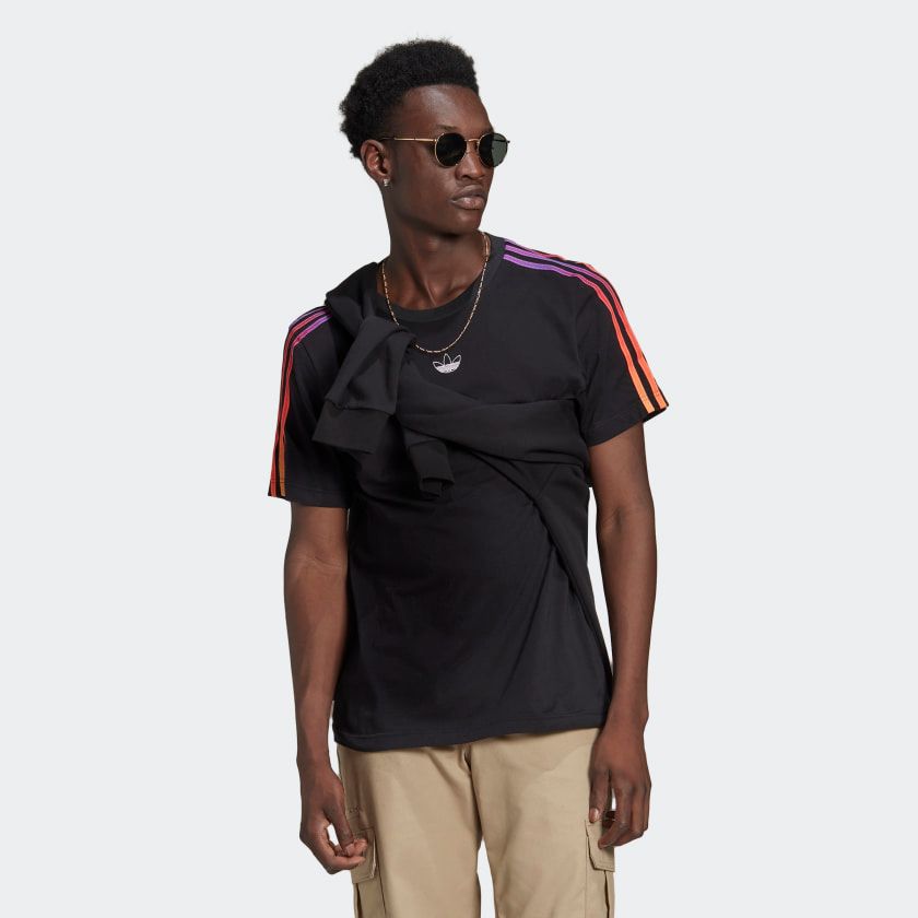 Áo Phông - Áo thun Originals Nam Adidas Sprt 3 Stripe T GN2423