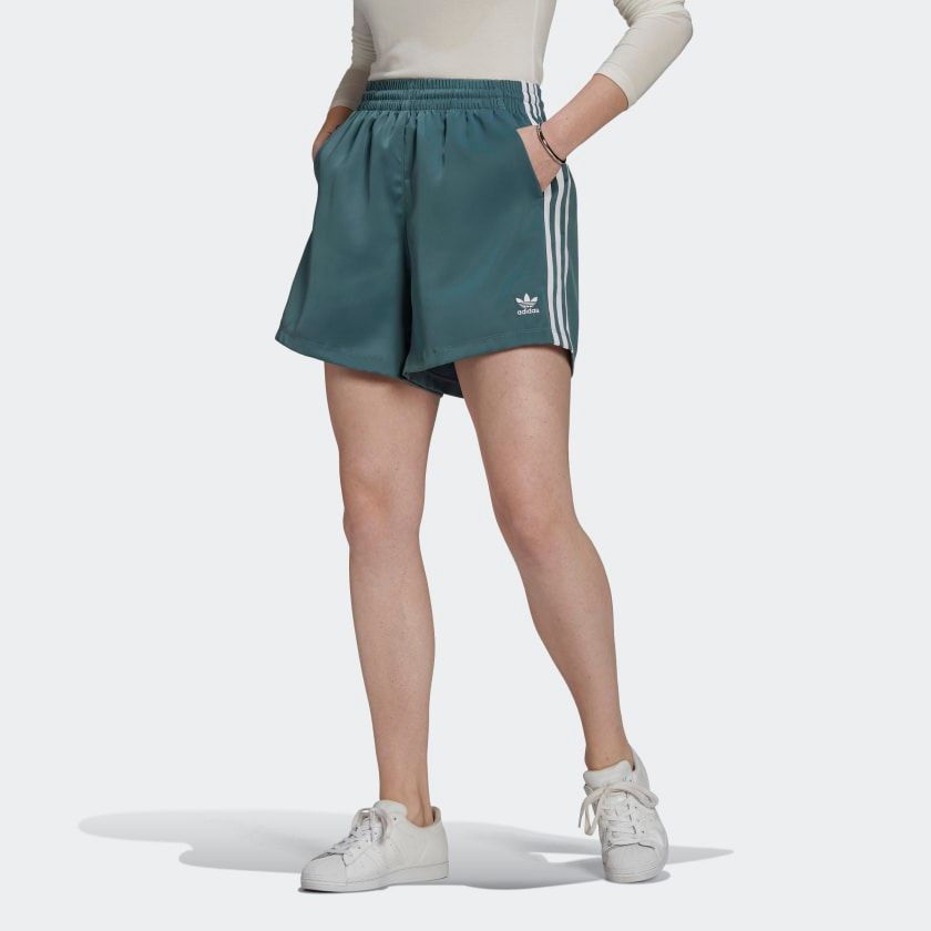 Quần Đùi Originals Nữ Adidas Satin Shorts GN2775