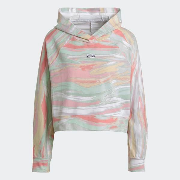 Áo Khoác Originals Nữ Adidas Cropped Hoodie GN4292