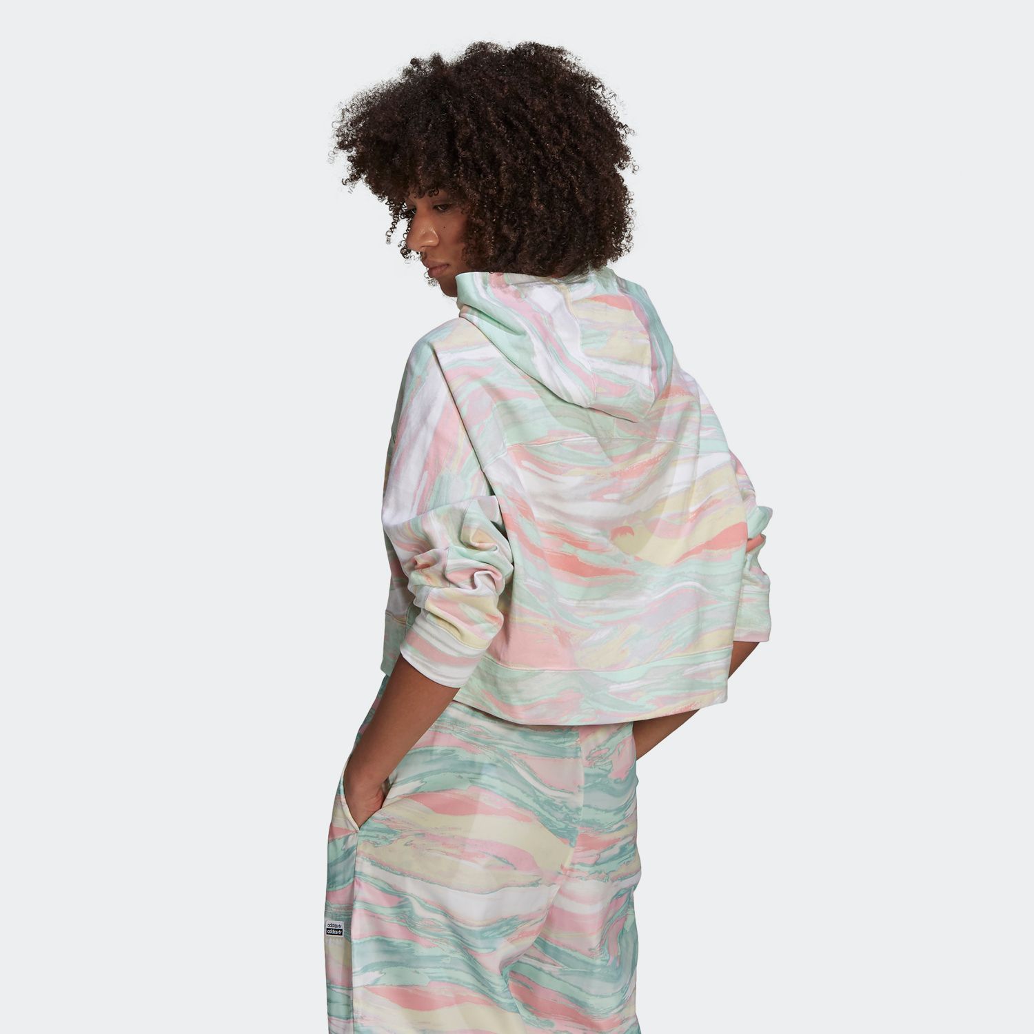 Áo Khoác Originals Nữ Adidas Cropped Hoodie GN4292