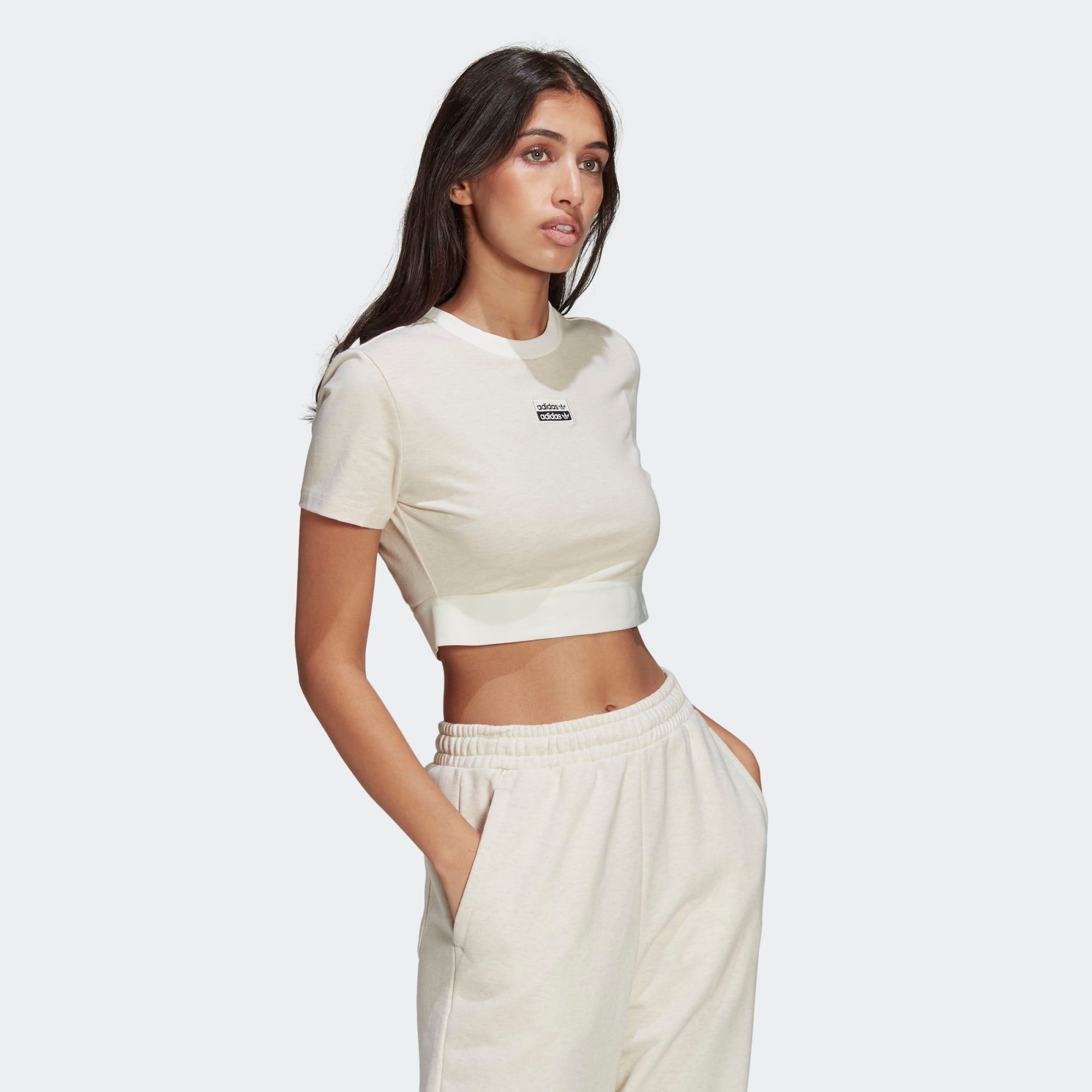 Áo Phông - Áo thun Originals Nữ Adidas Cropped Tee GN4346