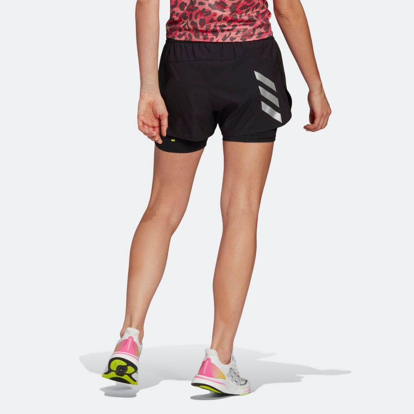 Quần Đùi Chạy Nữ Adidas P.Blue Short GN4409
