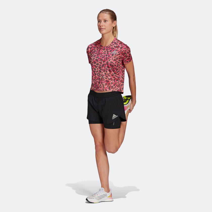 Quần Đùi Chạy Nữ Adidas P.Blue Short GN4409