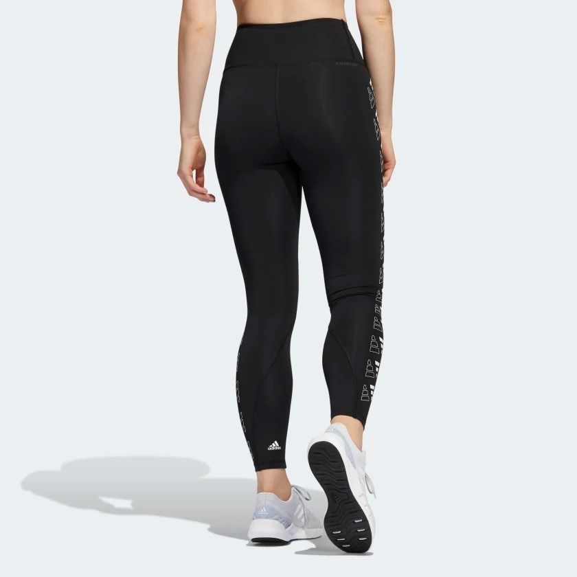 Quần Bó Tập Luyện Nữ ADIDAS Opt 3Bar 7/8 T H64191