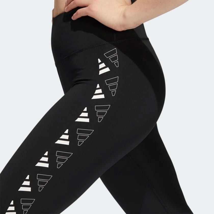 Quần Bó Tập Luyện Nữ ADIDAS Opt 3Bar 7/8 T H64191