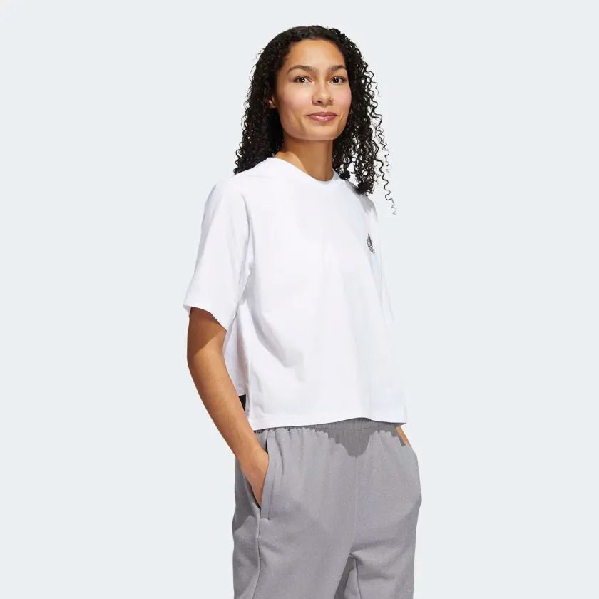 Áo Phông - Áo thun Thể Thao Nữ ADIDAS Graphic Hybrid HJ9505