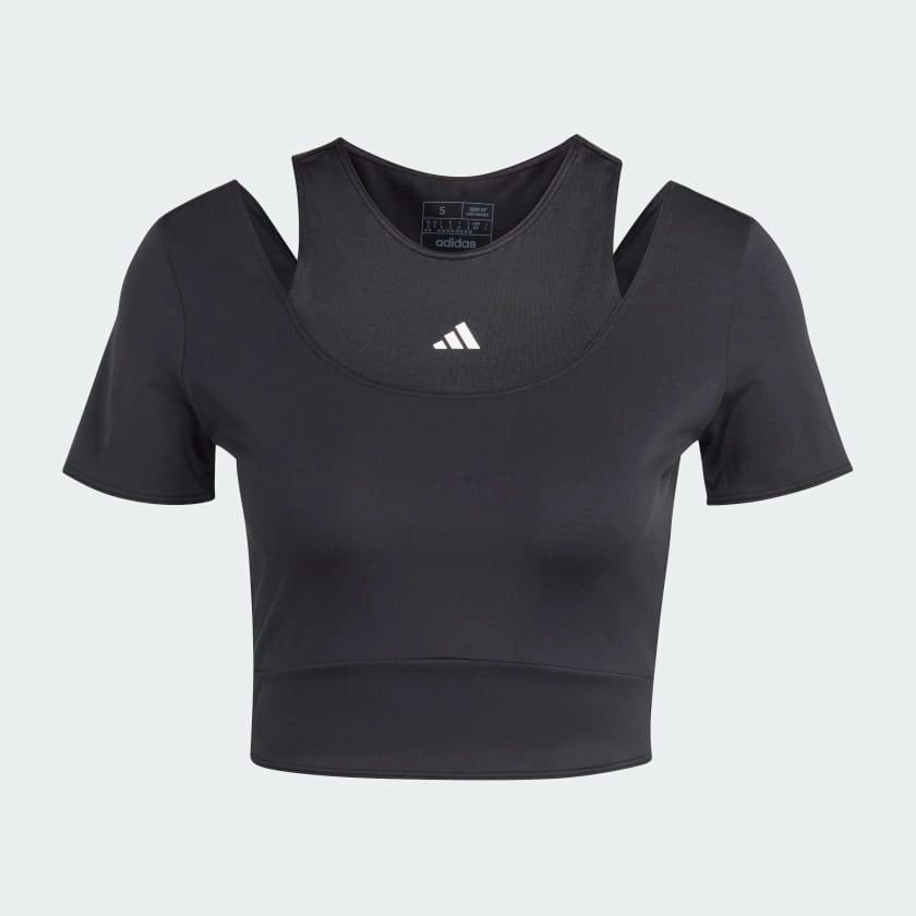 Áo Phông - Áo thun Tập Luyện Nữ ADIDAS Hiit Cro Tee HN5538