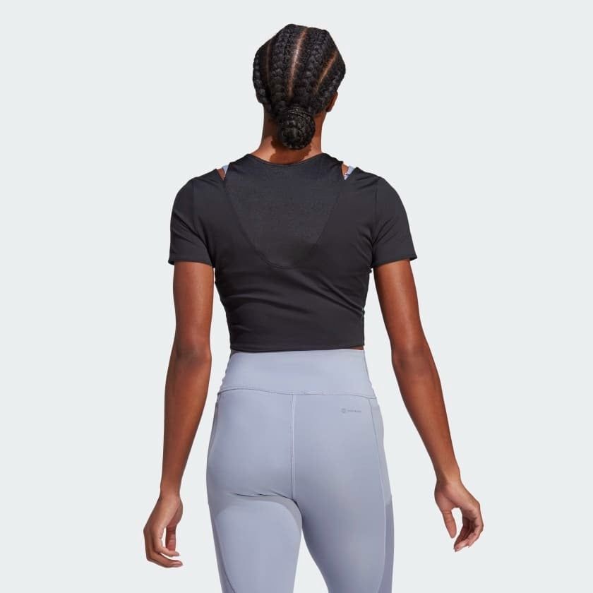  Áo Phông - Áo thun Tập Luyện Nữ ADIDAS Hiit Cro Tee HN5538 