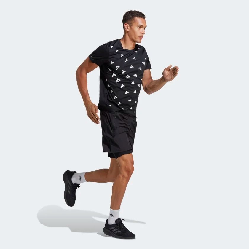  Áo Phông - Áo thun Chạy Nam ADIDAS Brand Love Tee HR3254 