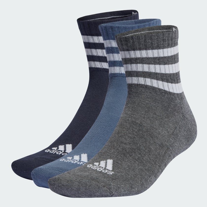 Vớ Tập Luyện Unisex ADIDAS 3S C Spw Mid 3P IP2637