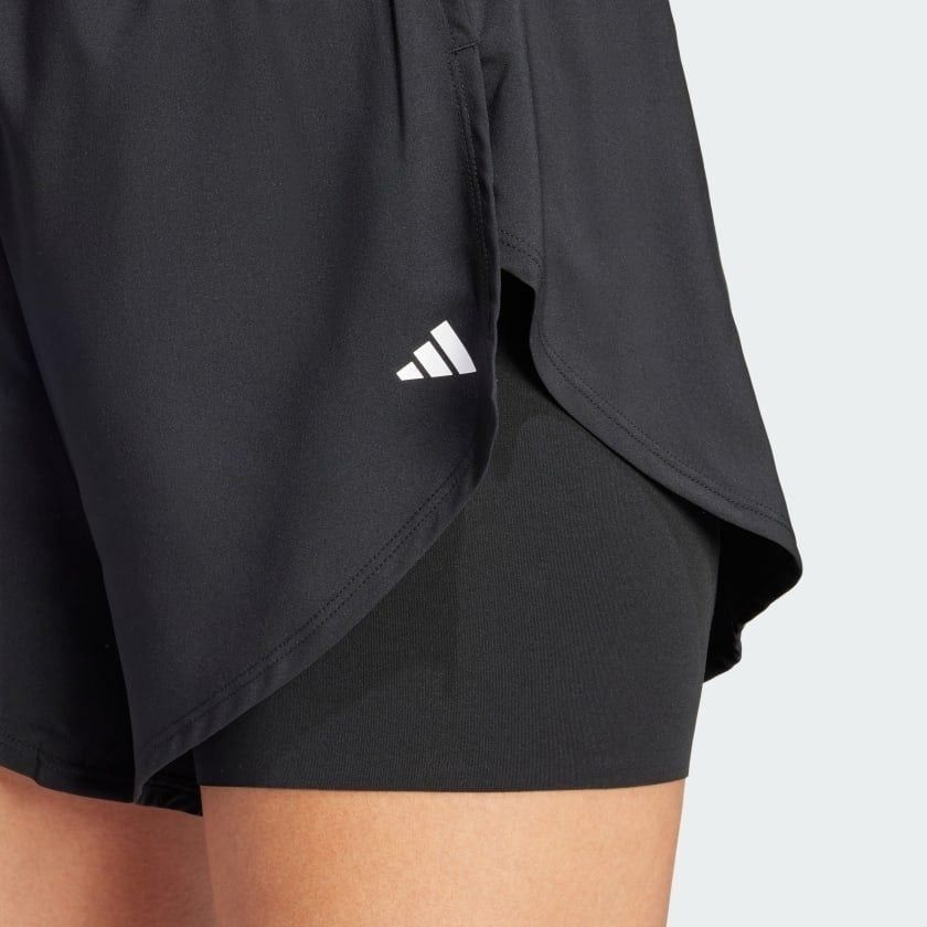 Quần Đùi Tập Luyện Nữ ADIDAS Wtr D4T 2In1Sh IQ2655