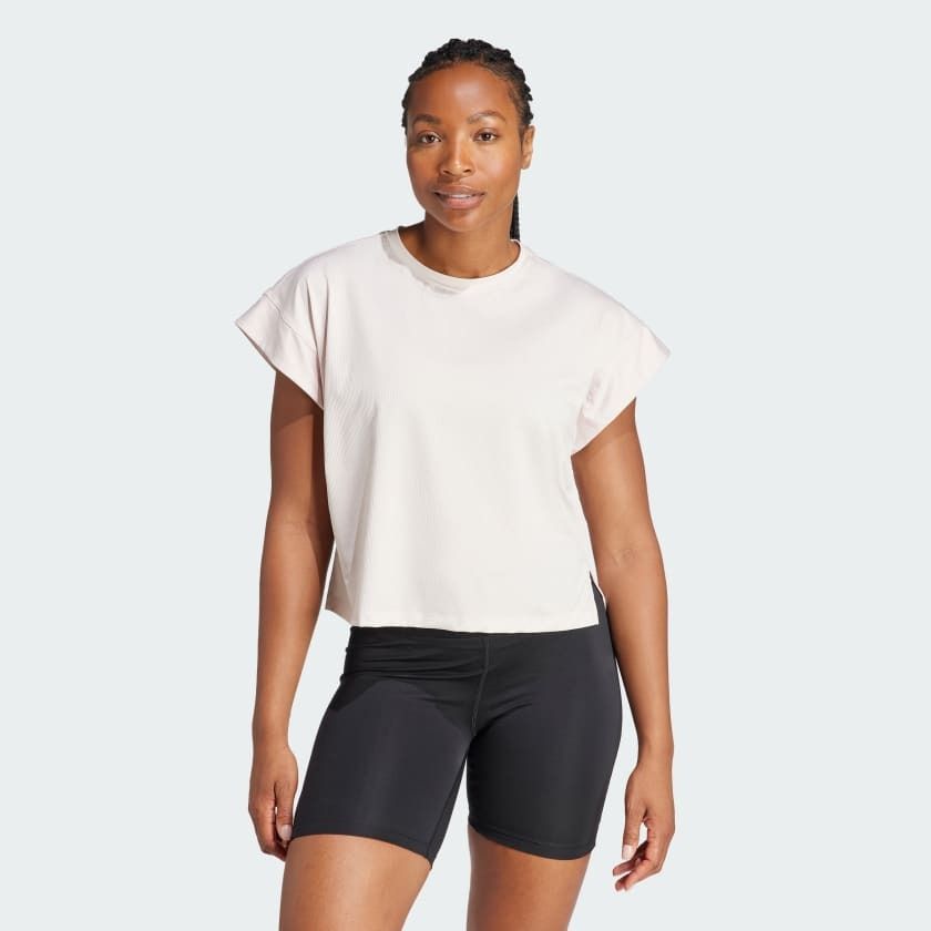 Áo Phông - Áo thun Tập Luyện Nữ ADIDAS Studio T-Shirt IS2979
