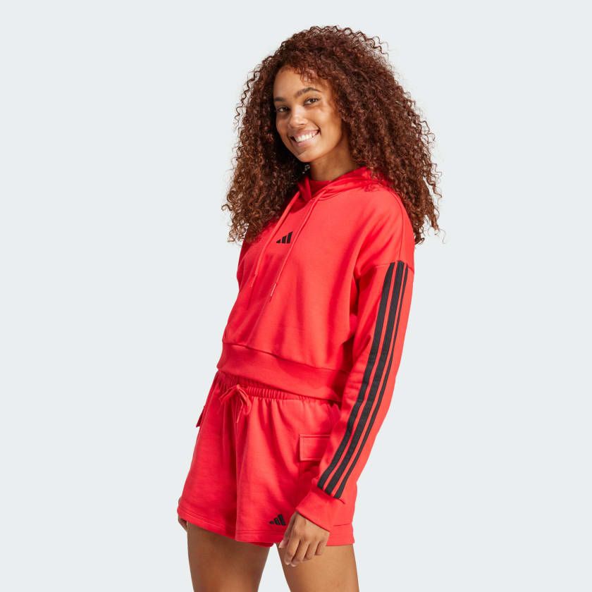 Áo Khoác Thể Thao Nữ ADIDAS W 3S Ft Cro Hd IS6997