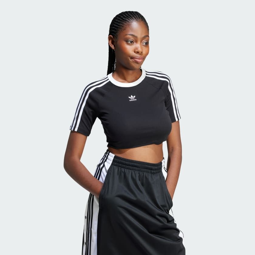 Áo Phông - Áo thun Originals Nữ ADIDAS 3 S Baby Tee IU2532